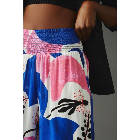 Lisa Sander for Anthropologie Wide-Leg Pull On Pants Multicolor Size M - Picture 5 of 12